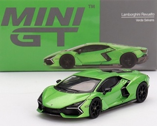 LAMBORGHINI REVUELTO 2024 Verde Selvans MGT00789 MiniGT 1:64 zielony