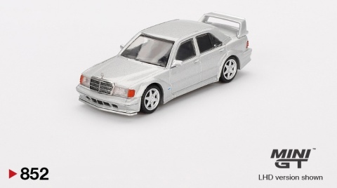 MERCEDES-BENZ 190E 2,5-16 EVO 2 (W201) 1989 MGT00852 MiniGT 1:64 srebrny