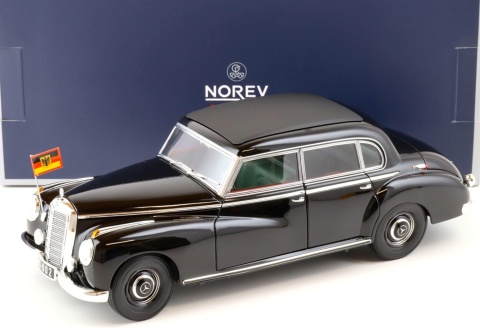 MERCEDES-BENZ 300 (W186) 1955 Konrad Adenauer model 183707 Norev 1:18 black