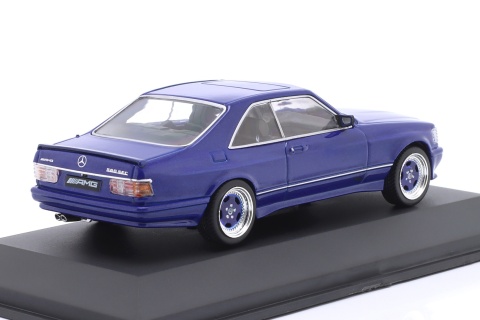 MERCEDES-BENZ 560 SEC AMG (C126) Widebody 1988 S4310907 Solido 1:43 blue