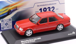 MERCEDES-BENZ E60 AMG E500 (W124) 1994 signal red S4313204 Solido 1:43