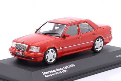 MERCEDES-BENZ E60 AMG E500 (W124) 1994 signal red S4313204 Solido 1:43