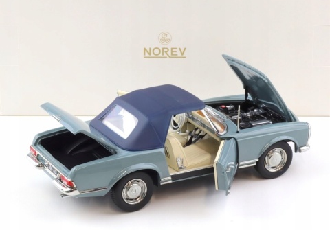 Mercedes-Benz 230SL Pagoda W113 (1973) 183992 Norev 1:18 horizon blue