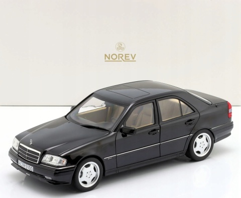 Mercedes-Benz C36 AMG W202 C-Class (1993) 183381 Norev 1:18 obsidian black