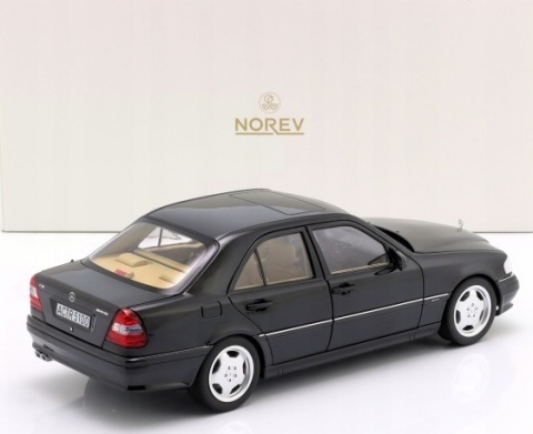 Mercedes-Benz C36 AMG W202 C-Class (1993) 183381 Norev 1:18 obsidian black