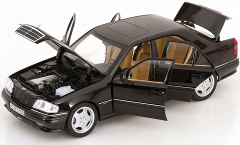 Mercedes-Benz C36 AMG W202 C-Class (1993) 183381 Norev 1:18 obsidian black