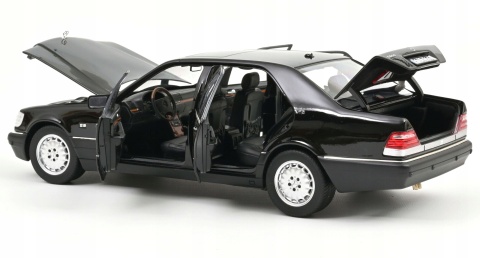 Mercedes-Benz S600 W140 S-Class 1997 model 183045 Norev 1:18 obsidian black