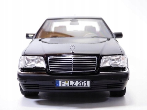 Mercedes-Benz S600 W140 S-Class 1997 model 183045 Norev 1:18 obsidian black