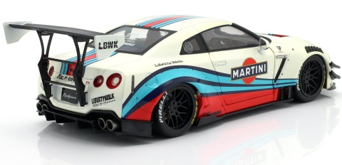 NISSAN GT-R (R35) LBWK Bodykit 2.0 2024 Martini Livery S1805819 Solido 1:18
