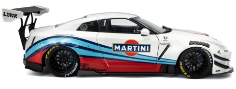 NISSAN GT-R (R35) LBWK Bodykit 2.0 2024 Martini Livery S1805819 Solido 1:18