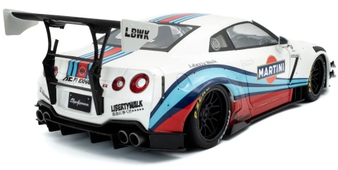 NISSAN GT-R (R35) LBWK Bodykit 2.0 2024 Martini Livery S1805819 Solido 1:18