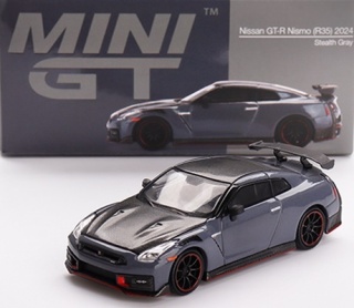 NISSAN GT-R (R35) NISMO 2024 Stealth Grey MGT00868 MiniGT 1:64