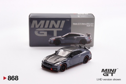 NISSAN GT-R (R35) NISMO 2024 Stealth Grey MGT00868 MiniGT 1:64