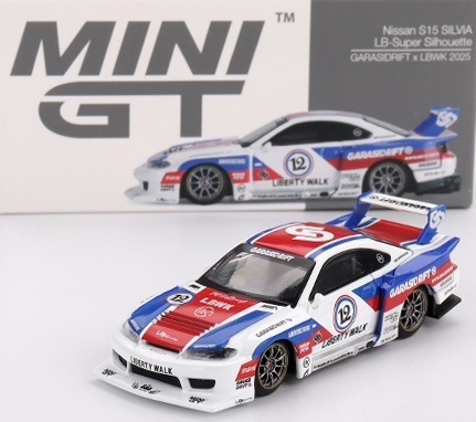 NISSAN SILVIA S15 LB-Super Silhouette Garasidrift 2025 MGT01022 MiniGT 1:64