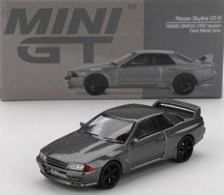 NISSAN SKYLINE GT-R NISMO Ver BNR32 CRS 1992 MGT01024 MiniGT 1:64 grafitowy