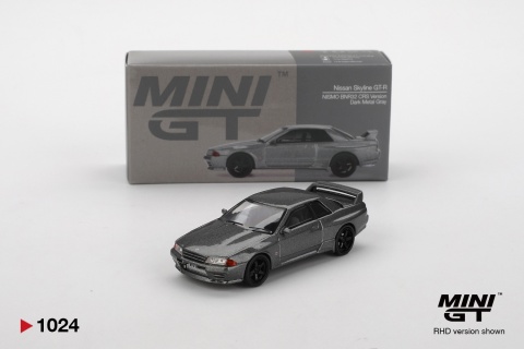 NISSAN SKYLINE GT-R NISMO Ver BNR32 CRS 1992 MGT01024 MiniGT 1:64 grafitowy