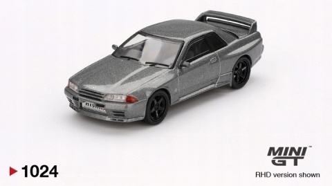 NISSAN SKYLINE GT-R NISMO Ver BNR32 CRS 1992 MGT01024 MiniGT 1:64 grafitowy