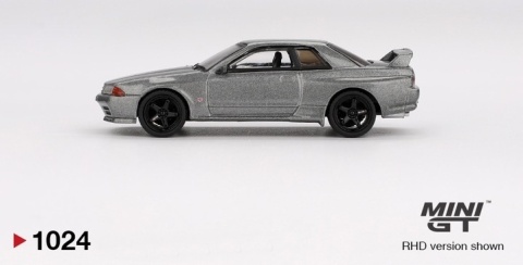 NISSAN SKYLINE GT-R NISMO Ver BNR32 CRS 1992 MGT01024 MiniGT 1:64 grafitowy
