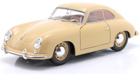 PORSCHE 356 Pre-A 1953 model S1802810 Solido 1:18 jasny brązowy