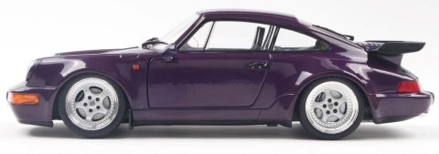 PORSCHE 911 (964) TURBO 1990 model S1803412 Solido 1:18 fioletowy