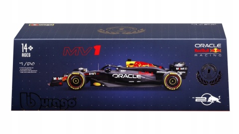 RB20 F1 RedBull 2024 #1 Verstappen gablotka Bburago 18-28056-1 model 1:24