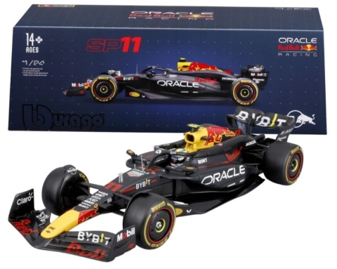 RB20 F1 RedBull 2024 #11 Perez gablotka Bburago 18-28056_11 model 1:24
