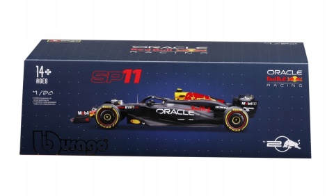 RB20 F1 RedBull 2024 #11 Perez gablotka Bburago 18-28056_11 model 1:24