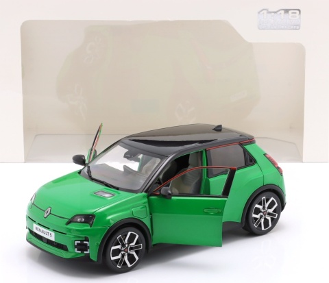 RENAULT 5 E-Tech 2024 model metal S1812603 Solido 1:18 zielony