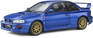 SUBARU IMPREZA 22B 1998 metal model S1807401 Solido 1:18 niebieski