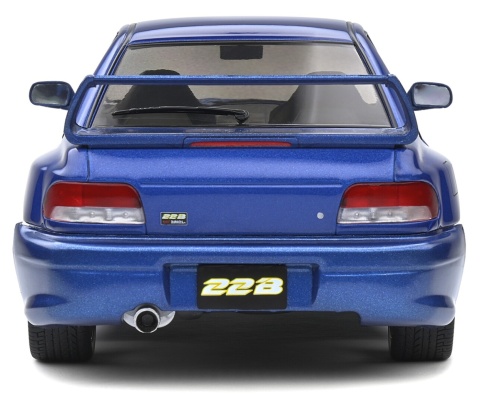 SUBARU IMPREZA 22B 1998 metal model S1807401 Solido 1:18 niebieski