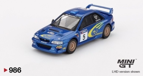 SUBARU IMPREZA WRC99 #5 C.McRae Rajd Australii 1999 MGT00986-L MiniGT 1:64