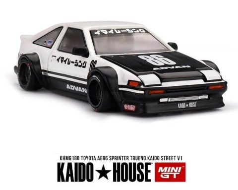 TOYOTA AE86 Sprinter Trueno Kaido Street V1 KAIDO HOUSE KHMG180 MiniGT 1:64