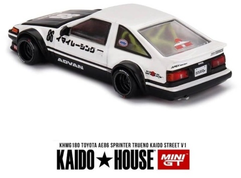 TOYOTA AE86 Sprinter Trueno Kaido Street V1 KAIDO HOUSE KHMG180 MiniGT 1:64