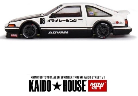 TOYOTA AE86 Sprinter Trueno Kaido Street V1 KAIDO HOUSE KHMG180 MiniGT 1:64