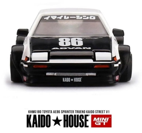 TOYOTA AE86 Sprinter Trueno Kaido Street V1 KAIDO HOUSE KHMG180 MiniGT 1:64
