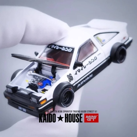 TOYOTA AE86 Sprinter Trueno Kaido Street V1 KAIDO HOUSE KHMG180 MiniGT 1:64
