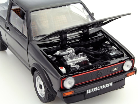 VW Volkswagen Golf I GTI (1976) model 188487 Norev 1:18 czarny