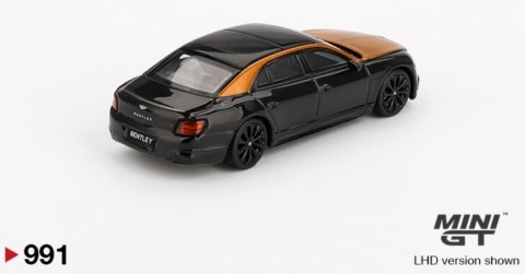 BENTLEY FLYING SPUR 2024 orange flame / onyx MGT00991 MiniGT 1:64