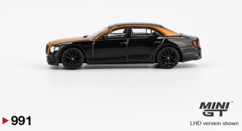 BENTLEY FLYING SPUR 2024 orange flame / onyx MGT00991 MiniGT 1:64