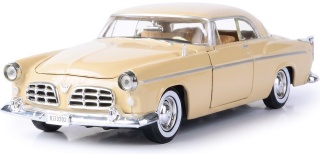 Chrysler C300 1955 model 1:24 Motormax 73302 beżowy
