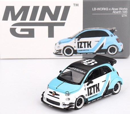 FIAT ABARTH 595 LB-WORKS x Abas Works IZTK 2024 MGT01051 MiniGT 1:64