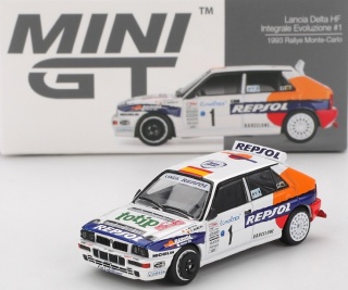LANCIA DELTA HF Integrale #1 Sainz Monte-Carlo 1993 MGT01131 MiniGT 1:64
