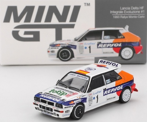 LANCIA DELTA HF Integrale #1 Sainz Monte-Carlo 1993 MGT01131 MiniGT 1:64