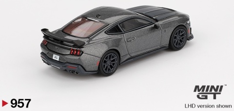 FORD MUSTANG Dark Horse 2024 model MGT00957 MiniGT 1:64 LHD grafitowy
