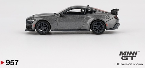 FORD MUSTANG Dark Horse 2024 model MGT00957 MiniGT 1:64 LHD grafitowy