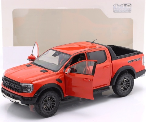 FORD Ranger Raptor 2024 pick-up model S1813901 Solido 1:18 pomarańczowy