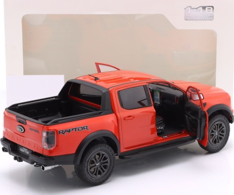 FORD Ranger Raptor 2024 pick-up model S1813901 Solido 1:18 pomarańczowy