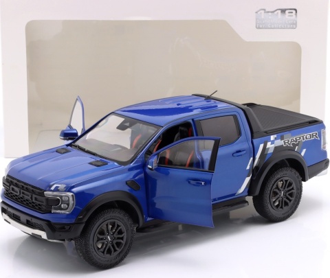 FORD Ranger Raptor 2024 pick-up model S1813902 Solido 1:18 niebieski