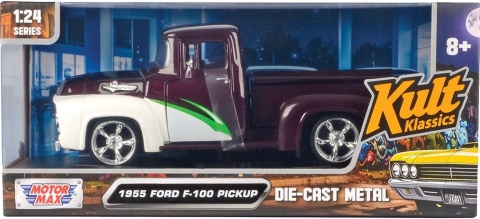 Ford F-100 Pickup 1956 model 1:24 Motormax 79882 Kult Klassics