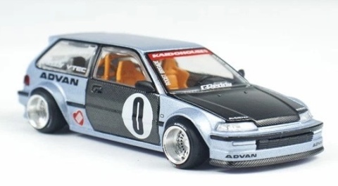 HONDA CIVIC (EF) KAIDO ROULETTE V1 1987 KHMG173 MiniGT 1:64